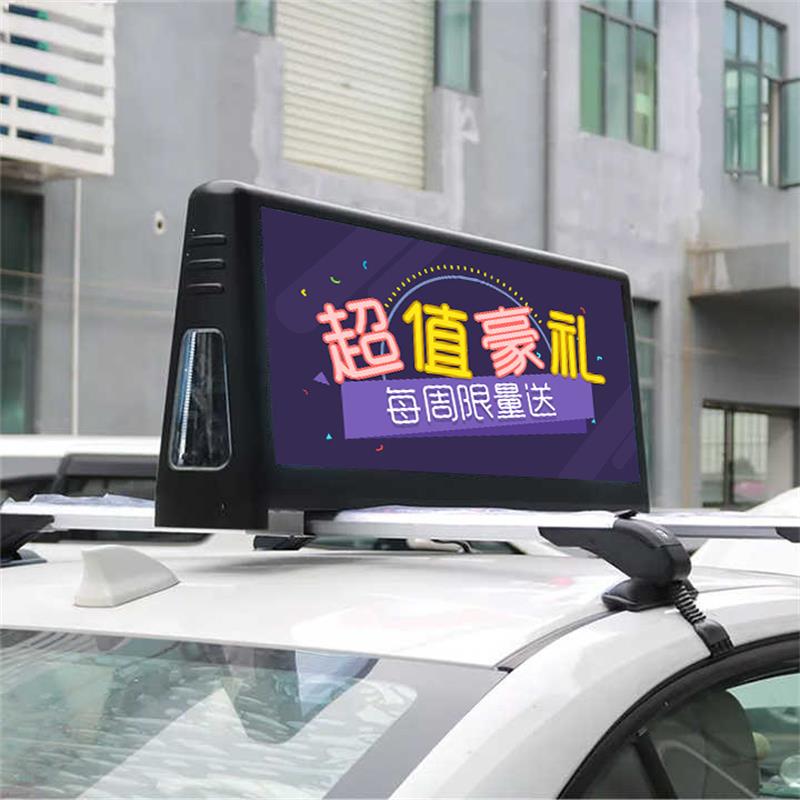 Car Cab Top Roof Mount Carroof Top Programmable Taxi Led Sign display